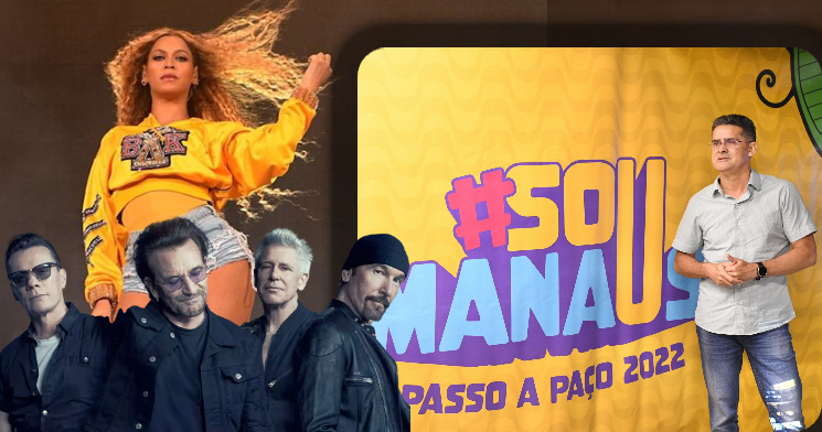 "Eu quero sonhar alto e trazer o U2 e a Beyoncé", diz prefeito David Almeida para o 'Sou Manaus Passo a Paço 2023'; veja vídeo