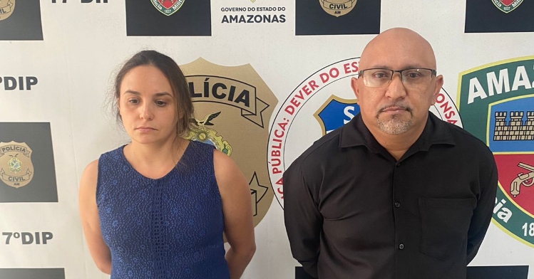 Urgente: Casal acusado de estelionato é preso em Manaus após aplicarem golpes usando informações de servidores públicos