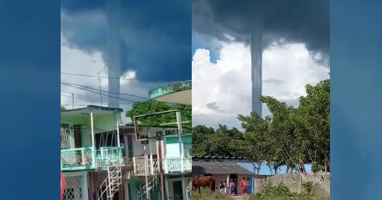 Tromba d'água é filmada por autoridades em cidade de Cuba: "assustador", diz morador