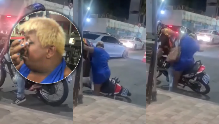 Rainha do Amazonas, Patixa Teló cai de moto; veja vídeo