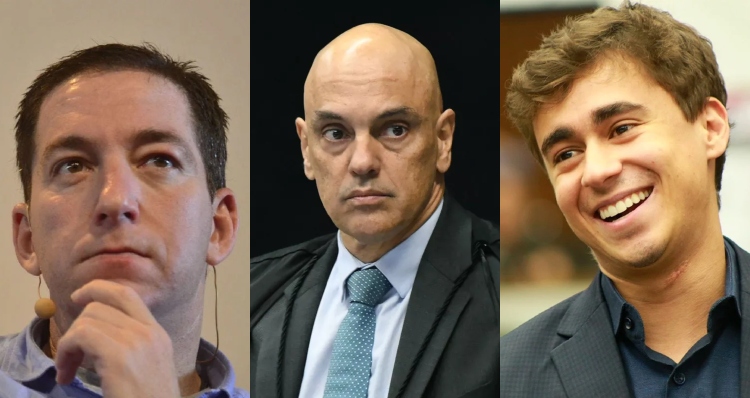 Após críticas de Glenn Greenwald, Moraes volta atrás e determina reativação das redes sociais de Nikolas Ferreira