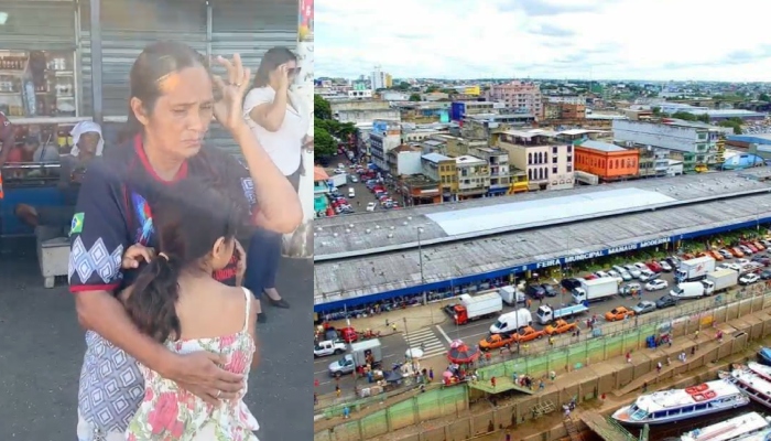 Menina de 7 anos é encontrada após sumir e deixar mãe desesperada na Manaus Moderna