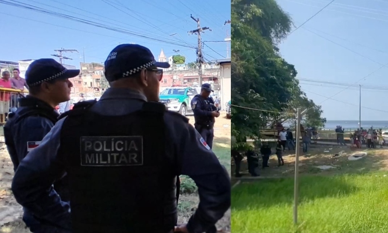 Macabro: corp0 de um homem é desov4do ao lado da ponte no São Raimundo; veja vídeo