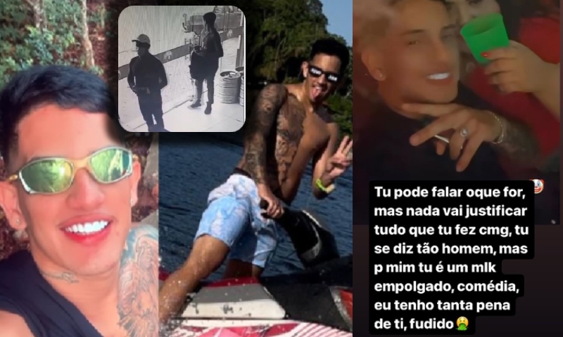 'El Logan': blogueiro procurado por assaltar Choperia em Manaus já agred1u influencer; veja vídeo