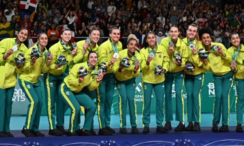 Jogos Pan-Americanos: Brasil leva prata no vôlei feminino