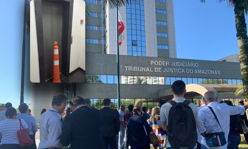 URGENTE: sobe para 7 número de feridos no elevador no TJAM; pai e filho estão entre as vítimas