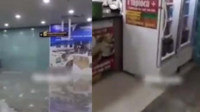 Aeroporto Eduardo Gomes alaga durante temporal em Manaus; veja vídeo
