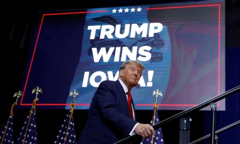 Trump atropela rivais e vence com facilidade no estado de Iowa