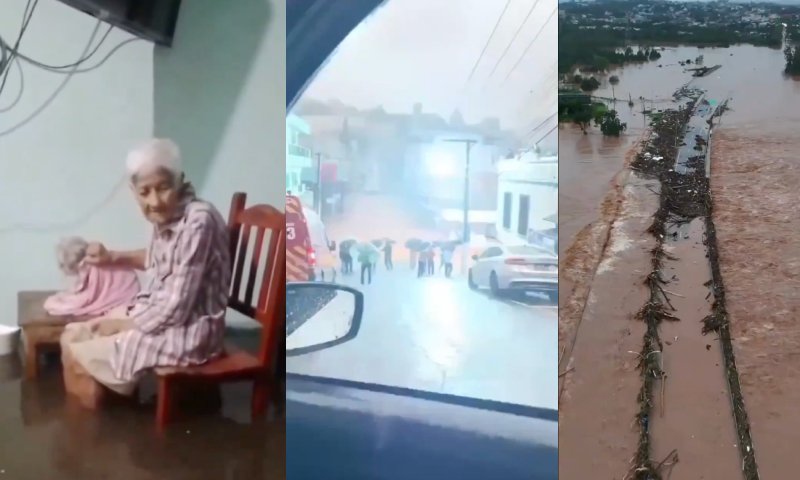 O Sul clama por Socorro: temporais agravam calamidade no Rio Grande do Sul e Santa Catarina; veja vídeos