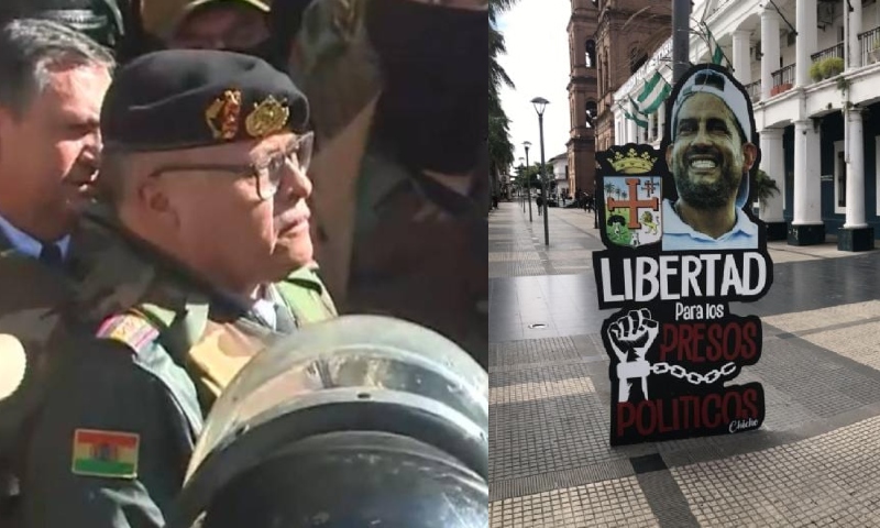 General Zuñiga quer soltar presos políticos pelo STF da Bolívia; veja vídeo