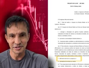 Novo Projeto de Lei de Sidney Leite quer taxar investidores até em operações que dão prejuízo