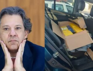 Deputados querem que Haddad explique 30 kg de cocaína em carro oficial da Receita Federal