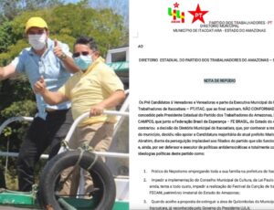 Sinésio Campos cria guerra com o PT de Itacoatiara após declarar apoio a Mário Abrahim