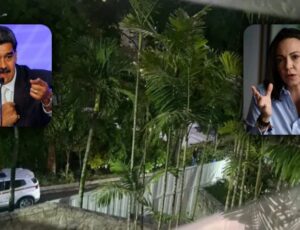 Maduro coloca capangas para cercarem María Corina na embaixada da Argentina na Venezuela; veja vídeo