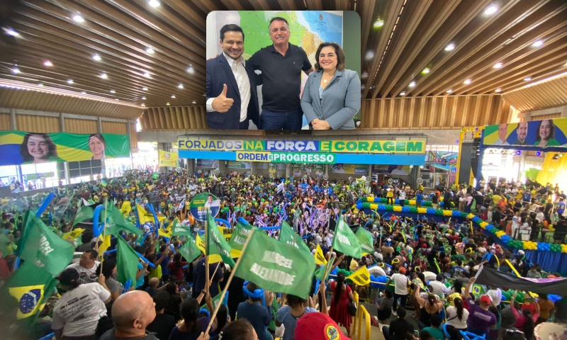 Eleições 2024: Convenção de Alberto Neto e Maria do Carmo lota ginásio do SESI Clube do Trabalhador; veja vídeos