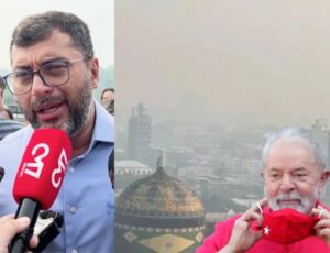 “Fumaceira em Manaus”: Governador Wilson Lima diz que ajuda do Governo Lula para combater queimadas é ‘incipiente’