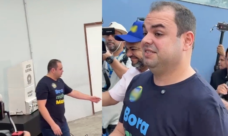 "Quem define é o povo", diz Roberto Cidade ao ser questionado se estará no 2º turno; veja vídeo