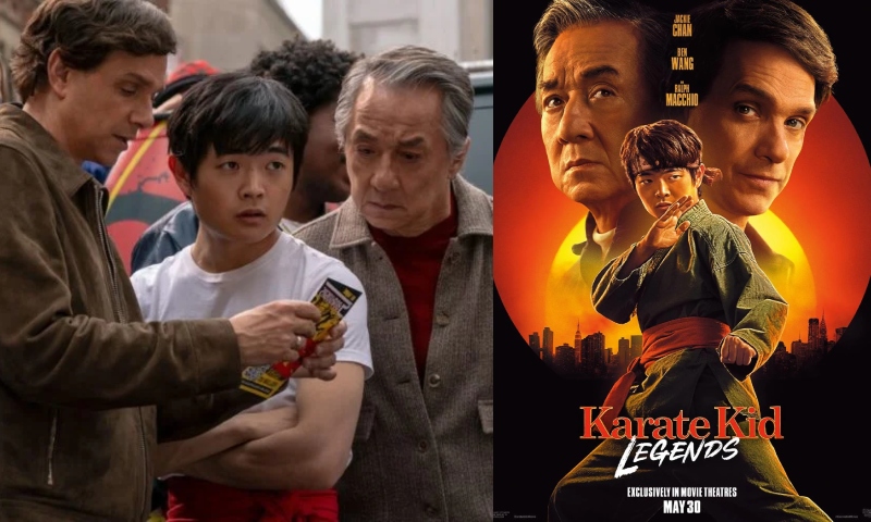 Jackie Chan e Ralph Macchio trabalharão juntos como mestres no novo filme "Karatê Kid: Lendas"; veja trailer
