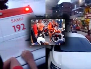 Criança é atropelada por motoqueiro no bairro Cidade de Deus; veja vídeo