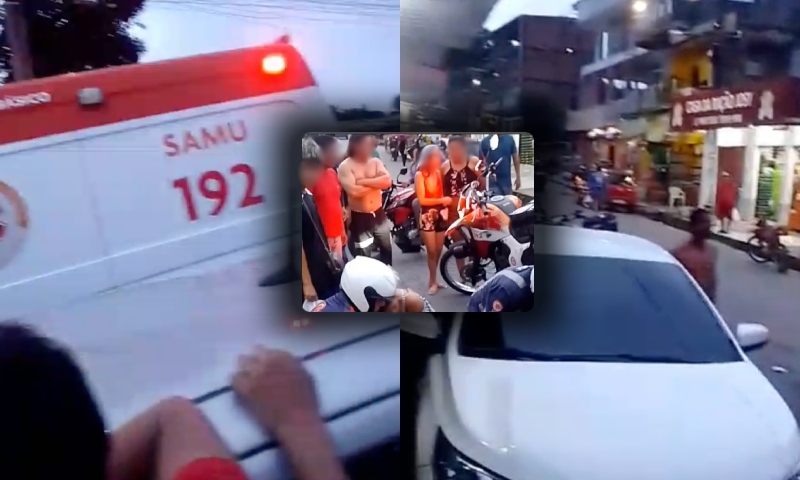 Criança é atropelada por motoqueiro no bairro Cidade de Deus; veja vídeo