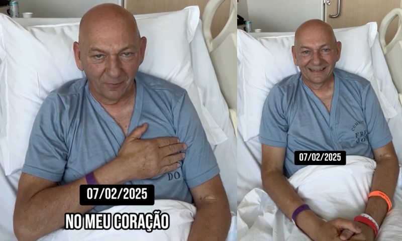 Luciano Hang passa por procedimento delicado no coração e alerta: "exames salvam vidas"; veja vídeo