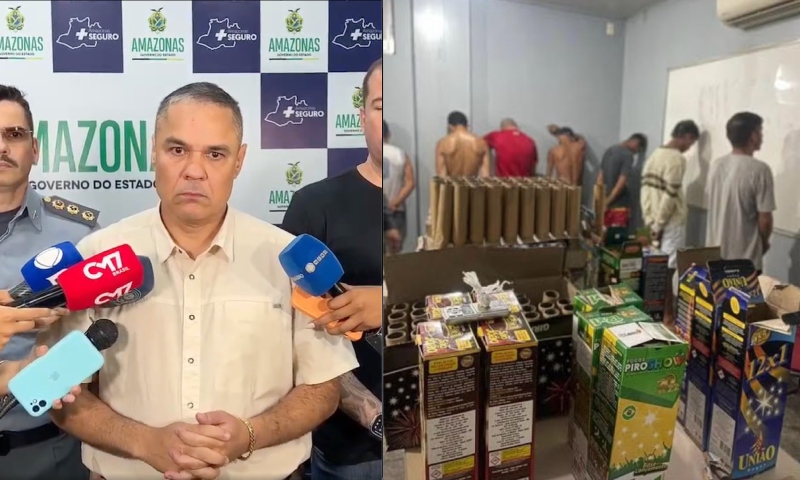 "Legislação Frouxa": a polícia prende e o judiciário solta, diz Coronel Vinicius sobre queima de fogos do CV em Manaus; veja vídeo