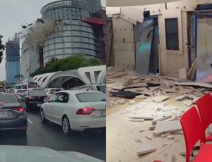 Tudo filmado: veja momento em que explosão de gás mata pessoas em shopping de Taiwan