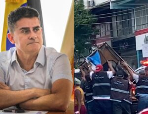 Prefeito David Almeida pede desculpas a trabalhadora humilhada por fiscalização e determina que secretarias prestem assistência à comerciante; vídeo