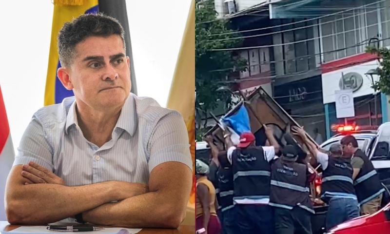 Prefeito David Almeida pede desculpas a trabalhadora humilhada por fiscalização e determina que secretarias prestem assistência à comerciante; vídeo
