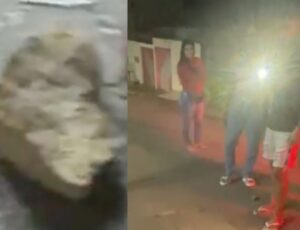 População faz justiça com as próprias mãos contra homem que abusou de menina em terreno abandonado; veja vídeo