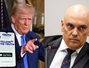 Grupo de comunicação de Trump processa Alexandre de Moraes por censura de redes sociais