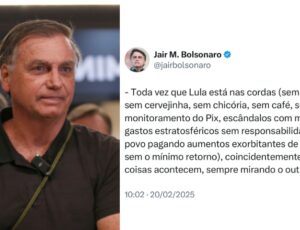 Bolsonaro sinaliza que Lula está tentando desviar a atenção dos escândalos do Governo Federal usando a PGR