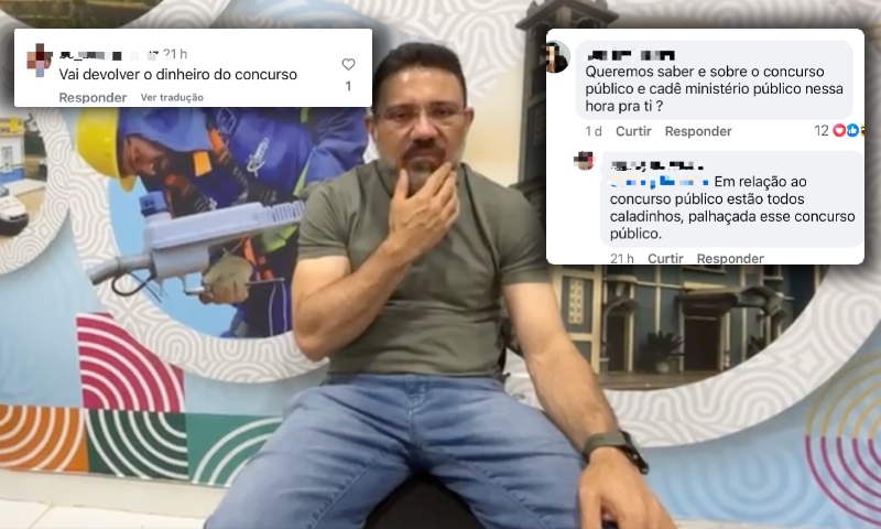 Ex-prefeito Andreson Cavalcante é acusado de dar calote nos concurseiros de Autazes: "vai devolver o dinheiro!"