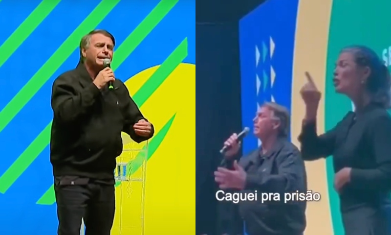 "Caguei para prisão", diz Bolsonaro em 1º discurso após receber denúncia da PGR; veja vídeo