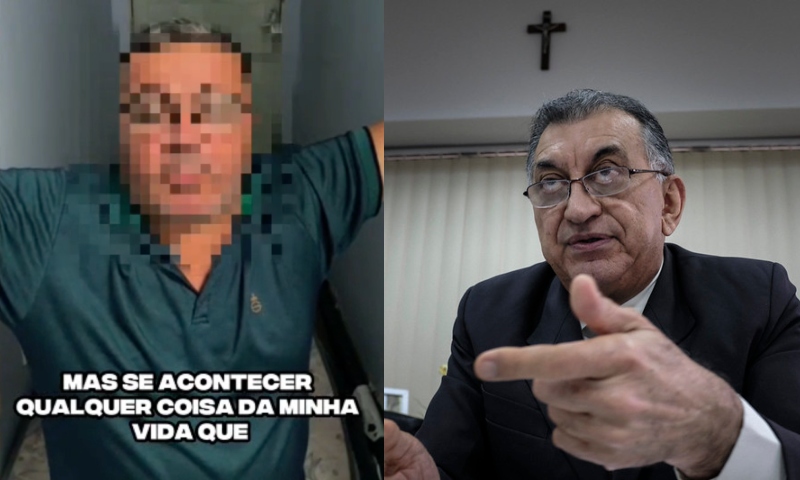 Bomba: ex-assessor do desembargador Elci Simões grava vídeo temendo pela vida: "se acontecer algo, a culpa é dele"; veja vídeo