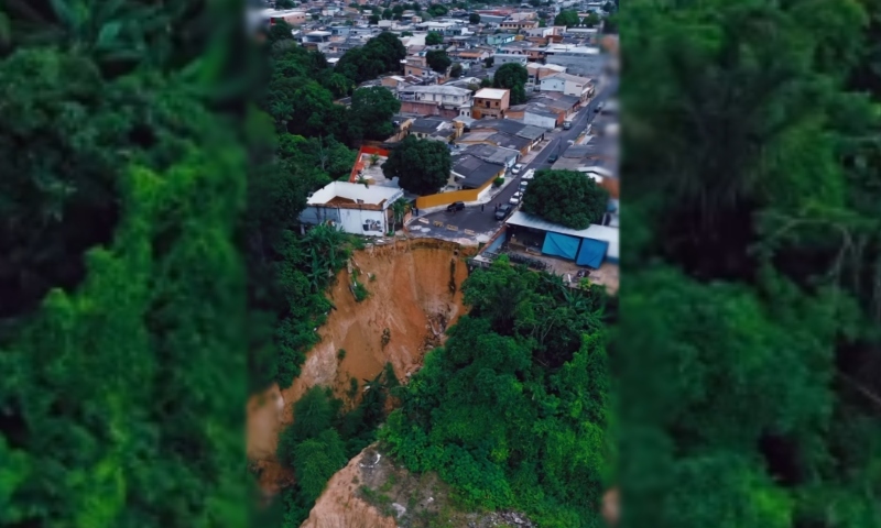 Prefeitura de Manaus diz que casa no bairro Cidade Nova foi construída em área verde e precisa ser demolida; veja nota