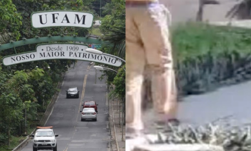 Jovem armado causa pânico entre professores e alunos na UFAM; veja vídeo