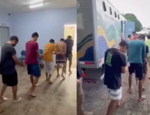 "Só anjinhos": 23 presos são transferidos da delegacia de Manacapuru para presídios em Manaus; veja vídeo