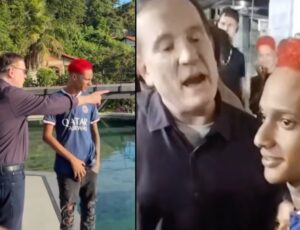 Polêmica: Roberto Cabrini entrevista Mc Oruam no Complexo do Alemão; veja vídeo