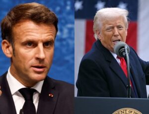 Macron pede para que empresas da União Europeia suspendam investimentos nos EUA; veja vídeo