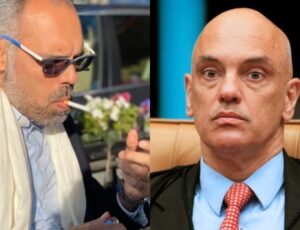 Moraes multa Allan dos Santos em mais R$ 15 mil por posts no X e jornalista exilado nos EUA responde de forma polêmica; veja