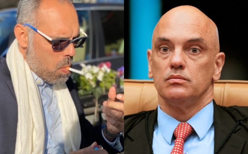 Moraes multa Allan dos Santos em mais R$ 15 mil por posts no X e jornalista exilado nos EUA responde de forma polêmica; veja