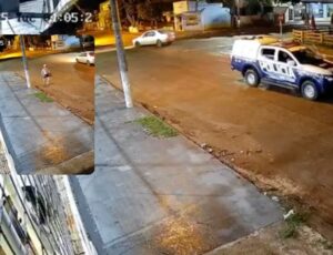 Empresário é crivado de bala pela polícia após apontar espingarda para viatura