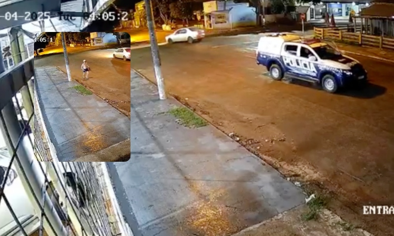 Empresário é crivado de bala pela polícia após apontar espingarda para viatura