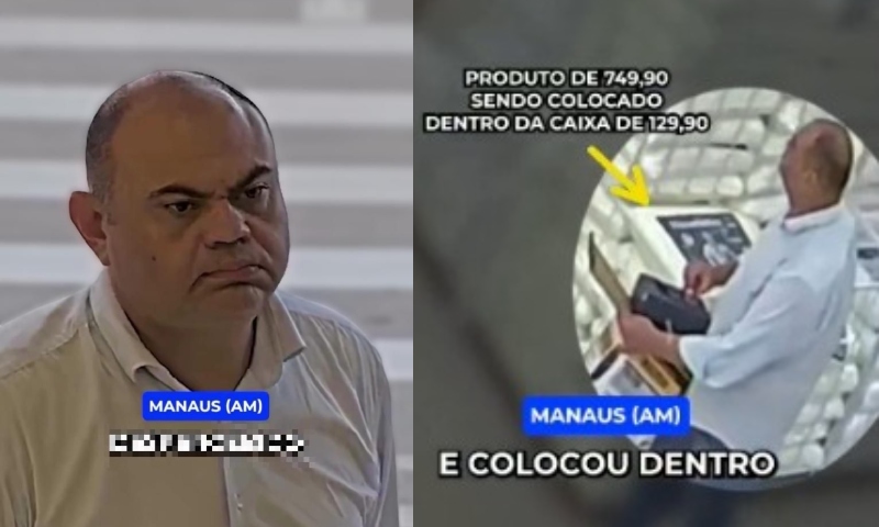 "Machadão", ex-candidato a vice-governador do AM, tenta dar golpe na Havan; veja vídeo