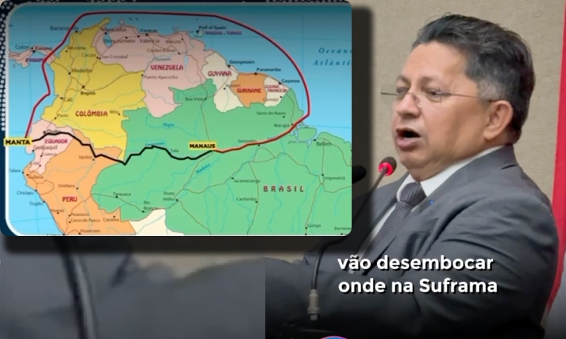 "Todas as rotas vão desembocar na Suframa”, diz Sinésio Campos sobre rotas fluviais internacionais na Amazônia; veja vídeo