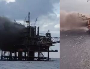 Números de feridos em Plataforma de Petróleo que pegou fogo no RJ sobe para 32 pessoas; veja vídeo