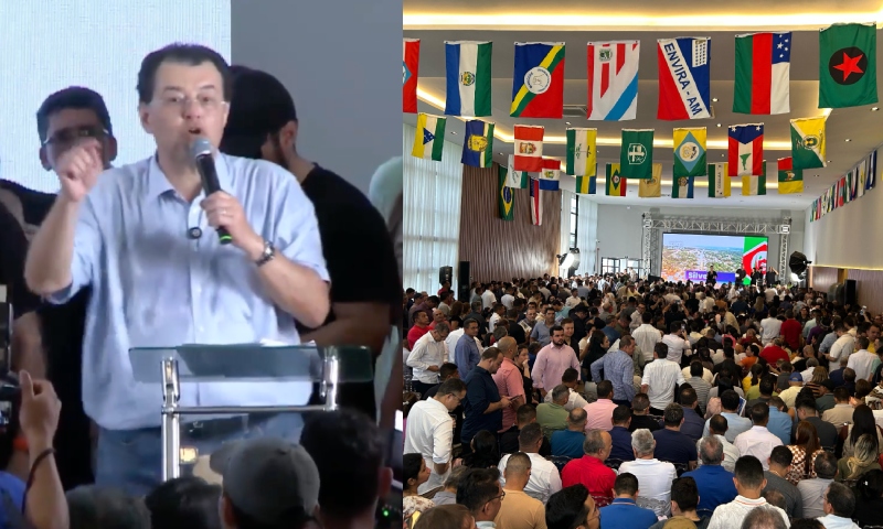 Senador Eduardo Braga lota evento "Amazonas Forte de Novo" com lideranças da capital e interior; veja vídeo