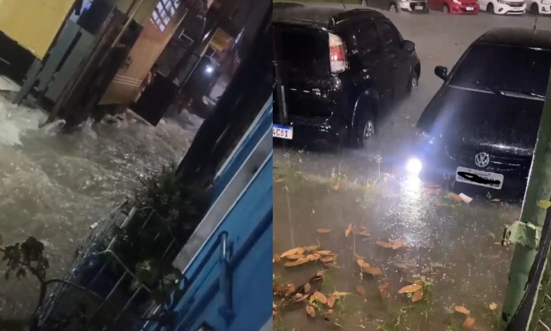 'Manaus debaixo d'água': forte chuva deixa vários bairros alagados durante a madrugada; veja vídeo
