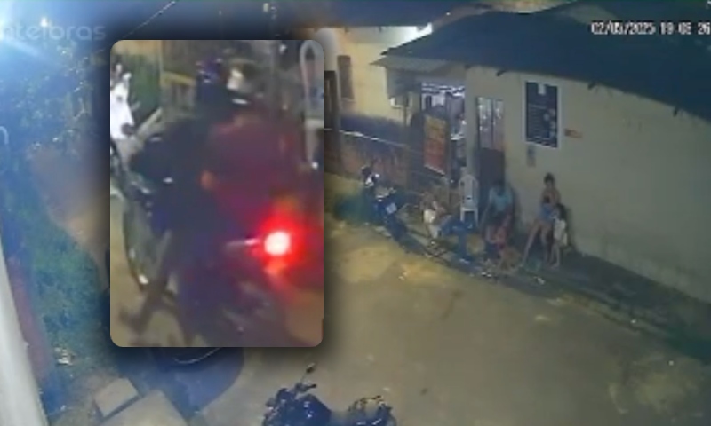 Assaltantes em moto sem placa 'tocam o terror' no bairro Cidade Nova; veja vídeo
